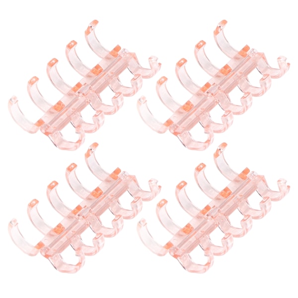 Binderinge Holder 60 Ark Papir 11mm Bindetykkelse Fri Skrivning Nem Brug Kontorartikler Transparent Rød