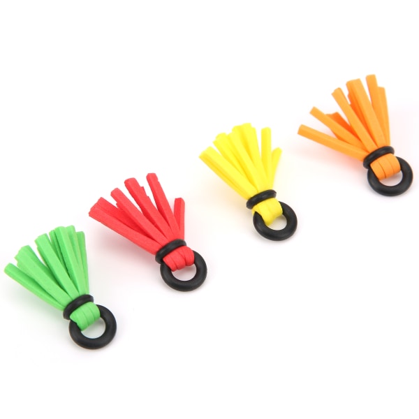 4 stk fluefiske flyteskum Strikeindikatorer Driftkrokposisjonering flyter Bobbers4 blandede farger