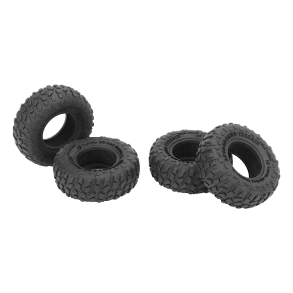 4st 1,0 tums RC-däck Mjukt gummi All Terrain Ersättning RC-bildäck för Axial SCX6 1/6 RC-bil