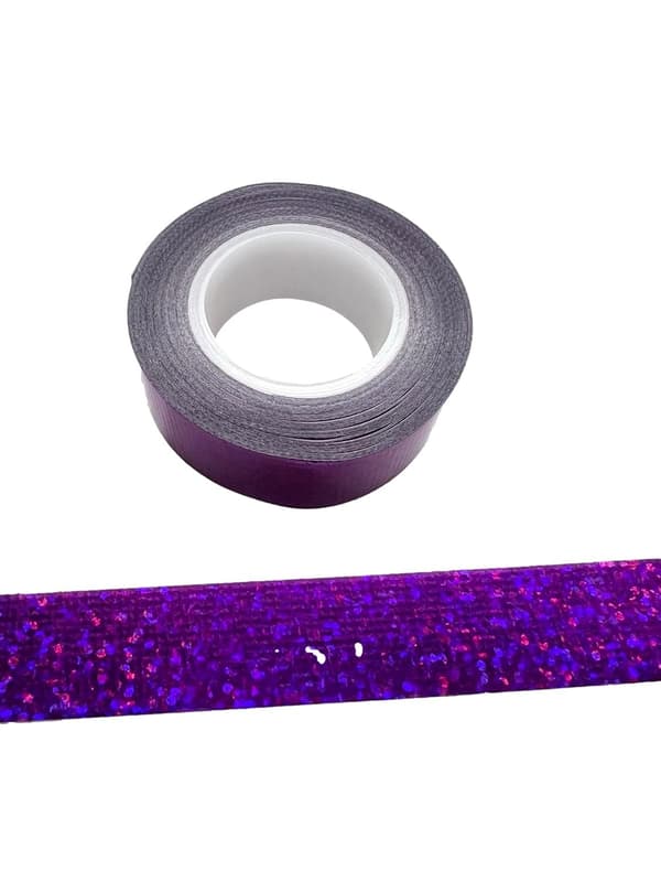 Solid Foil Holographic Glitter Effect Washi Tape Decorative Self-Adhesive Masking Tape 15mm x 5m