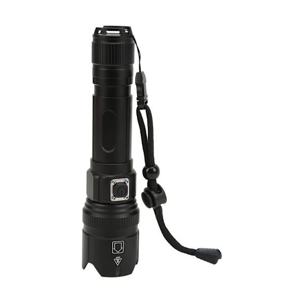 P50 LED-zoombar lommelykt USB-ladbare lommelykt 5 moduser Belysning for utendørs camping