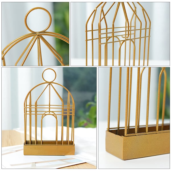 Metal Røgelse Afvisende Holder Ophængbar Moderne Jern Safe Sandalwood Holder Rack til Hjem Soveværelse Stue Gylden