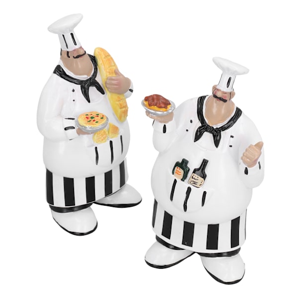 Retro Chef Resin Tredimensionell Väggdekoration för Kök Hotellvägg