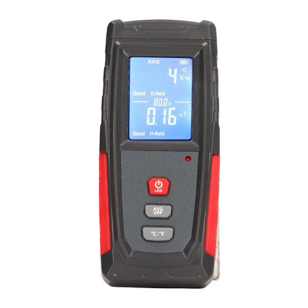 Elektromagnetisk stråling Automatisk Alarm Plast Tester EMF-Inspektion 3,7V 600mAh