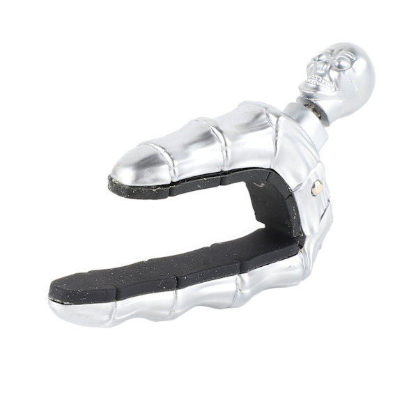 Akustisk gitar Capo Skull Shape Ganske kul metall elektrisk klassisk gitar Capo for Ukulele Silver