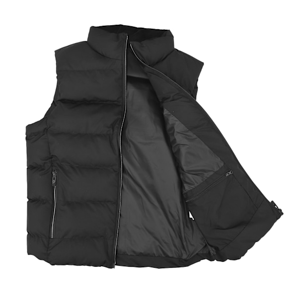 Opvarmet USB-vest med 15 zoner - Dobbelt styring, digitalt display, Let vinterjakke til udendørs brug (2XL)