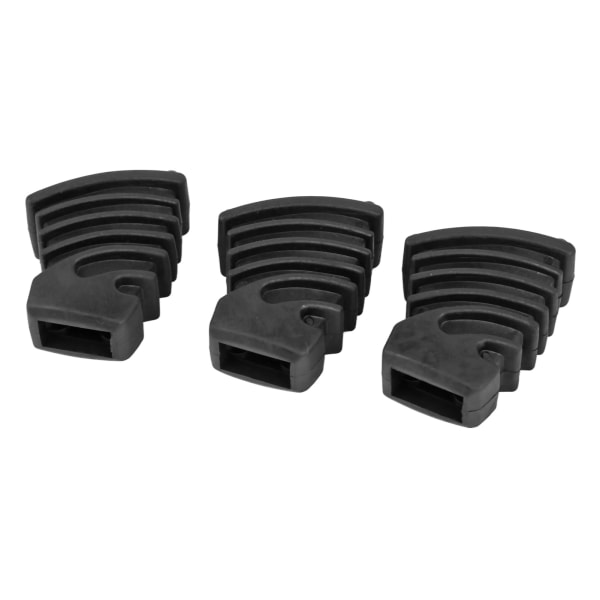 3 stk trommegummi føtter bass snare maskinvare seter cymbal stativ brakett stativ pads Ben erstatning perkusjon deler svart WC11