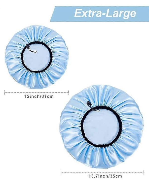 Badehætte til kvinder, justerbar genanvendelig, 3 farver