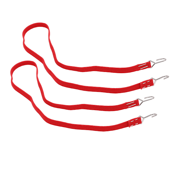 2 kpl RC Elastisen Bagagehihnoja Nylon Yleinen RC Bungee Kiinnitys Naru Kaikille RC Autoille Punainen
