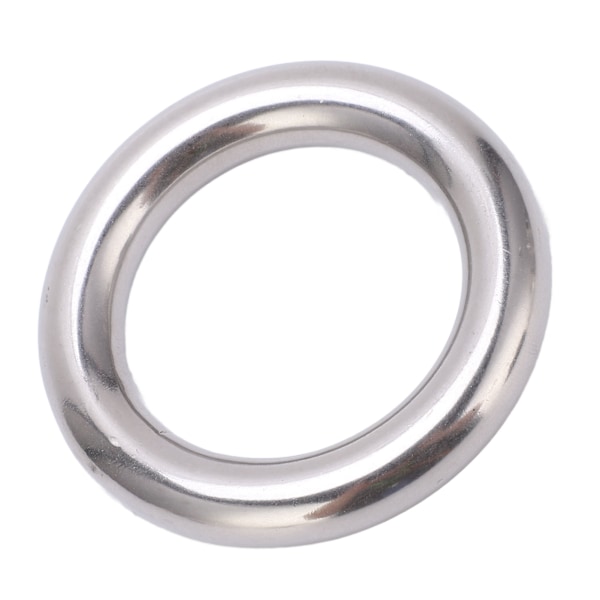 Svetsad O-ring Rostfritt stål Svetsad rund ring för navigationsdykning Hängmattor och väskor 10x40 mm