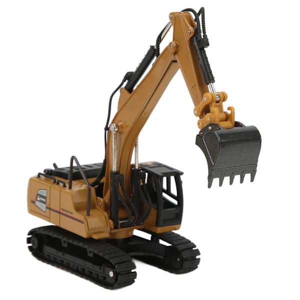 Rakennuskone Heavy Duty pyöräkaivinkone Kestävä 1:60 mittakaava Työmaa kaivinkone lapsille koristeluun