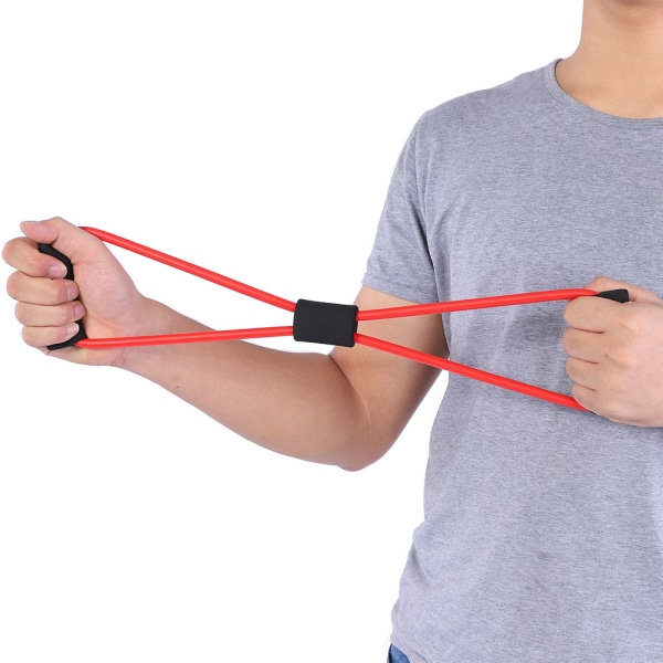 Resistance Stretch Rubber Band Training Rope Tube Workout Fitness joogasalille (punainen)