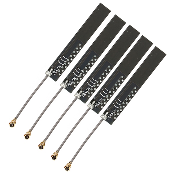 5 stk. 2.4G Antenne Innebygd WIFI-antenne for IPEX1 Grensesnitt Trådløst WIFI-kort
