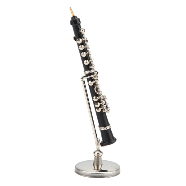 Mini Oboe Model - Musikinstrument Ornament til dekoration og visning