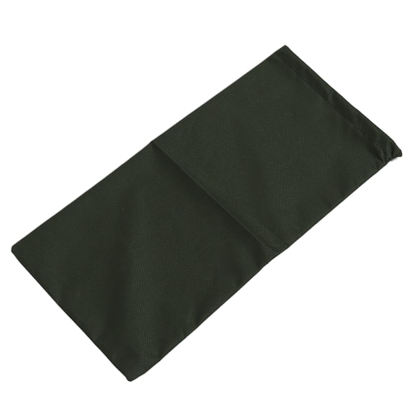 10 stk. Oversvømmelsessandposer Tomme Fortykkede 600D Polyester Bøjelige Snøre Oversvømmelseskontrolposer til Dør Garage Kælder Mørkegrøn