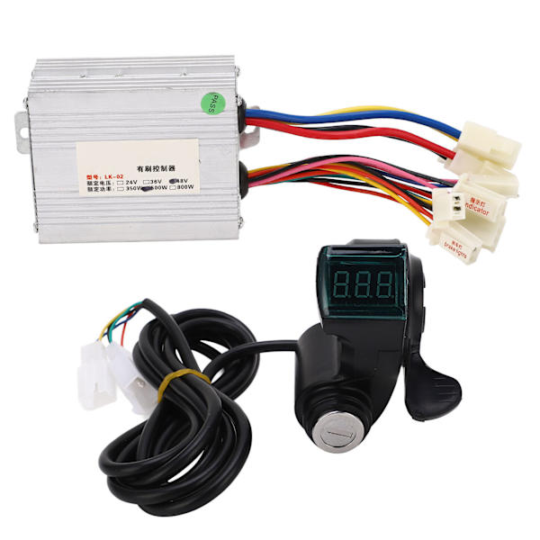 48V 500W El-cykel Controller Tommelgas Sæt Elektrisk Cykel Børstet Controller og Tommelgas Kit