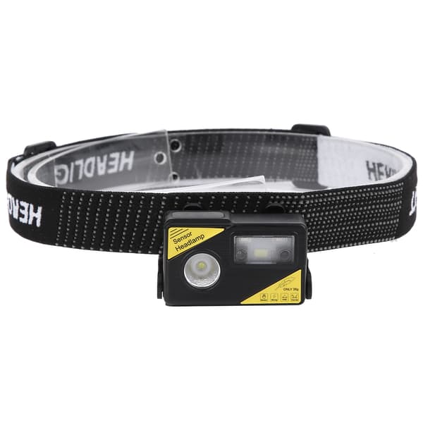 K180 LED Lett USB-Lading Hodelykt Hatt Klips Integrert Induksjon Sterkt Lys