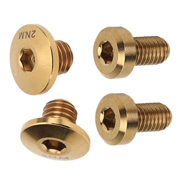 RISK Titanlegering Separat oljecylinderlock Bultar Cykel Hydraulisk bromsbult för M610 M615 M675 M785 Guld