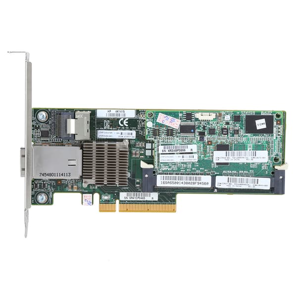 Smart Array-kort 6 GB/s överföringshastighet 512 MB cache PCIe för SAS-kontroller för HP P222 633537-001