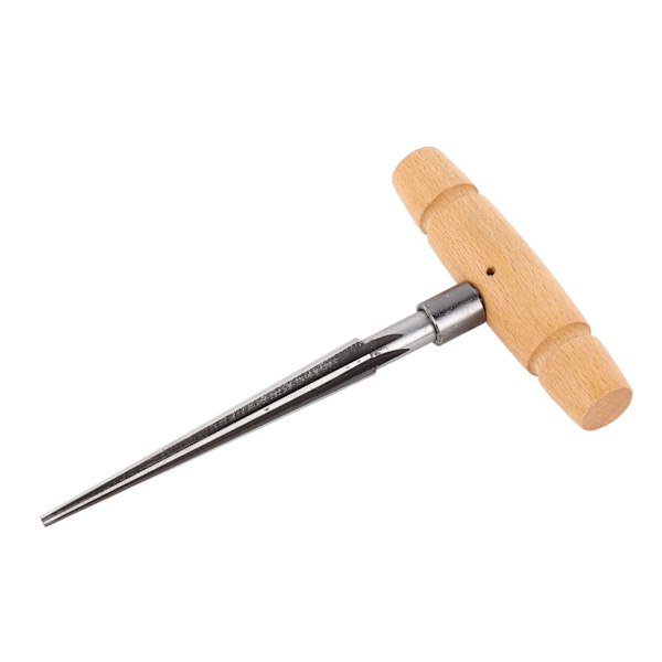 Gitarpinne Hole Reamer Trehåndtak Tapered Reamer Reparasjonsverktøy for musikkinstrumenter 4,3 mm