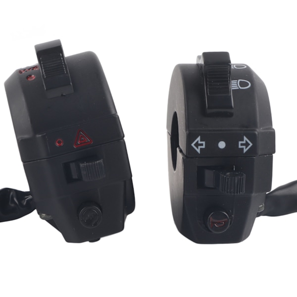 2 stk Motorcykel Venstre Højre Horn Håndtag Start Switch Samling Passer til ZJ125 CG125 125cc