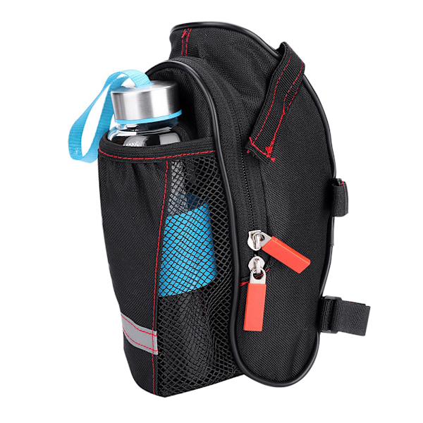Trinka Bærbar, regntæt cykelsadelpose Cykelstolpe Nylon taske Pack