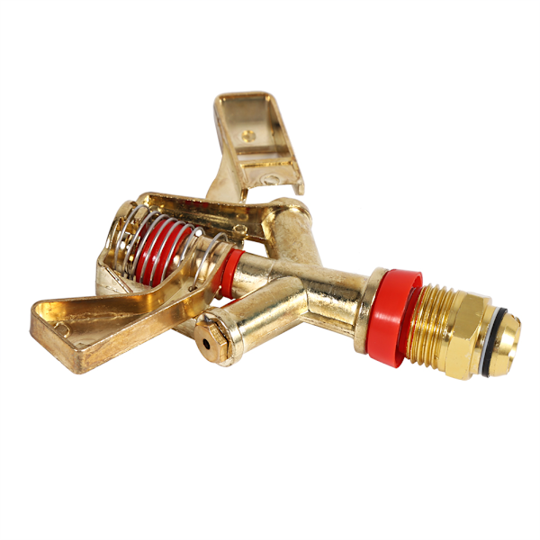 1/2 tommer konnektor messing rotere vippearm vand sprinkler spray dyse havevanding