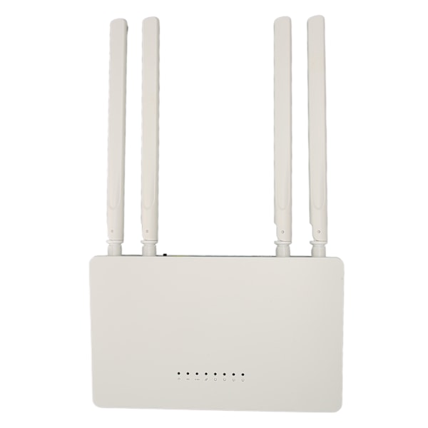 4G LTE Modem Router med 4 Antenner 1200Mbps Gigabit WiFi 2.4GHz 5GHz Dual Band WiFi AC1200 Trådløs Router EU Stik 100‑240V EU Stik