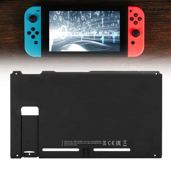 Bakre deksel for Switch spillkonsoll erstatning hus batteri skall panel spillutstyr tilbehør stripe