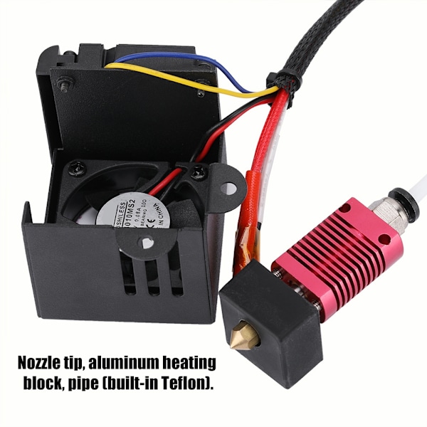 3D-skrivare Rostfritt stål J-huvud Hotend Extruder Spray Munstycksset För Creality CR-10/10s S4/