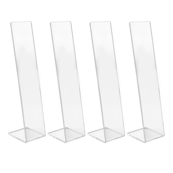 4 st akryl hårband display stativ hårklämma smycken displayhållare för butik transparent