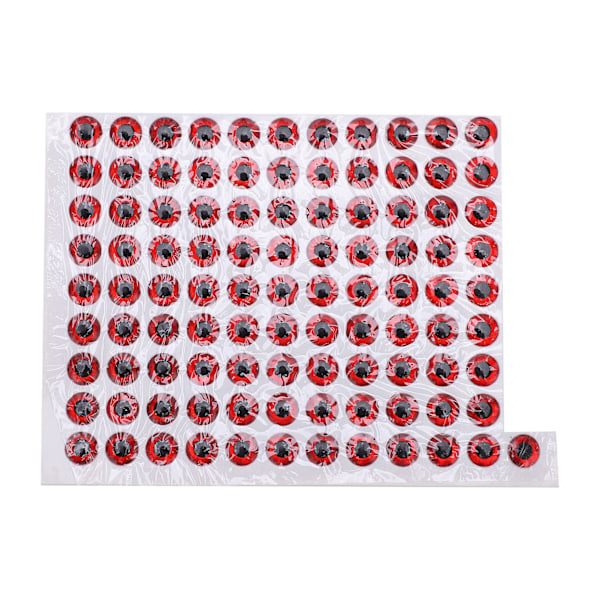Fish Eyes klistermärke Fiske lockar ögon 3D holografisk simulering Konstgjorda fiske lock ögon klistermärke Set Röd