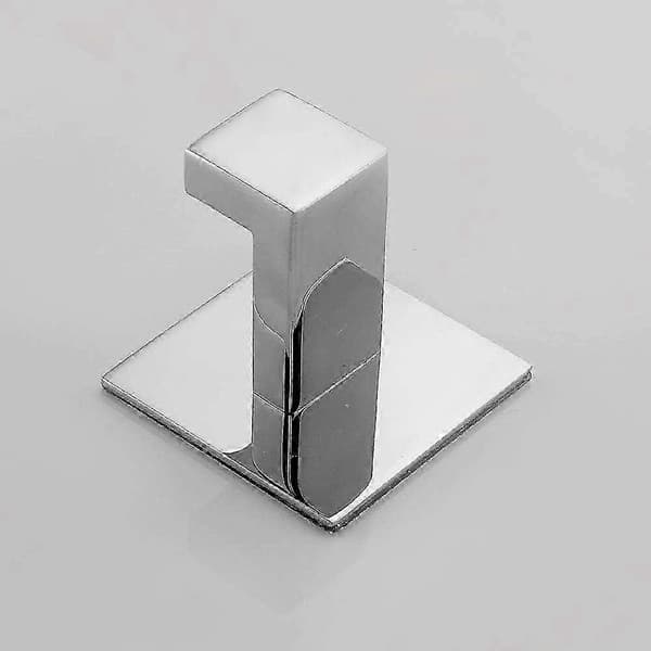 Self-adhesive stainless steel towel hook, bathrobe hanger, hook p