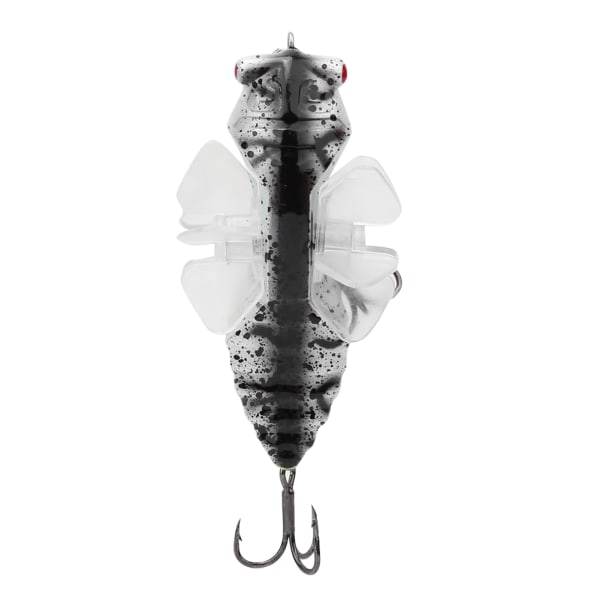 Hard Fish Lure Bionic Cicada Shape fiskeagn med roterende spinn Propell Diskantkrok 7,5 cmY238-6