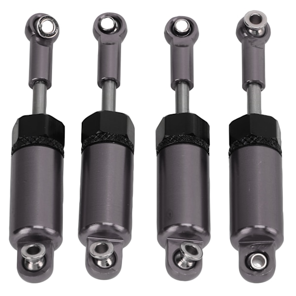 4st/set Metall Justerbar Stötdämpare för MN 1/16 Fjärrkontroll Bilmodell UppgraderingsdelarTitanfärg