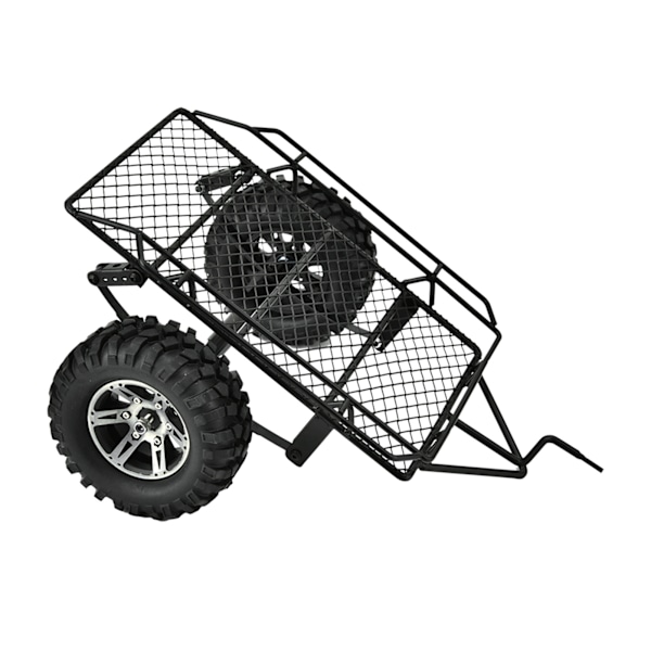 DIY Metallinen Trail Car Trailer Hopper D90 / SCX10 / TRX-4 1/10 mittakaavan RC Crawler -autoon