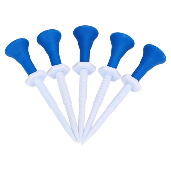 5 stk Golf Tee-Holdere i Plast 85 mm Lengde Justerbar Hex Skrue Mutter Golf Treningstilbehør
