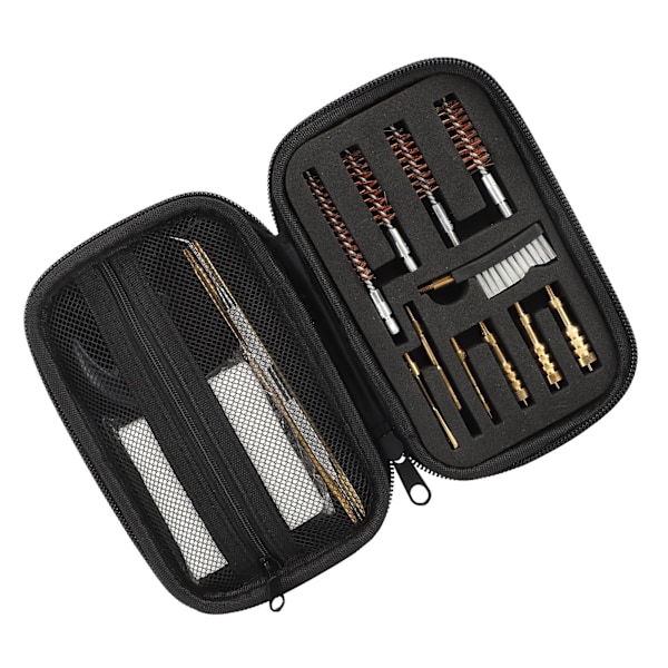 Bore Brush Set Nylon Multifunktionel Bærbar Kompakt Fin Metaltrådbørste til Biludstyr GK37 Kobber 16Pcs Rengøringssæt