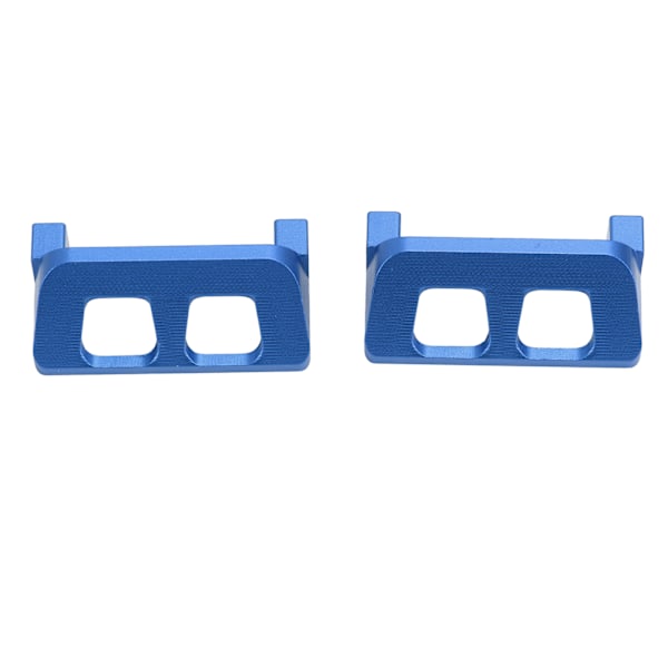 1 Par RC Servo Skydd Aluminiumlegering Servo Guard Passar för Traxxas E Revo VXL 1/16 Blå