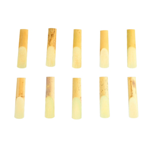 10 stk. Altsaxofon rør flad Eb sax rør instrument tilbehørssæt kit til udskiftning størrelse 3