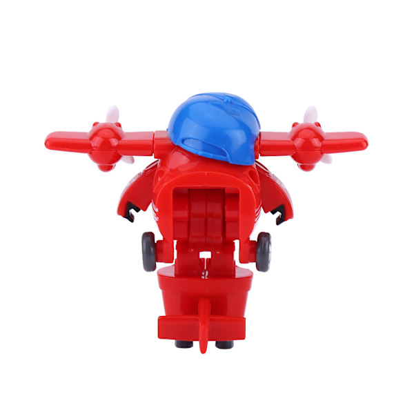 Miniplane Legetøj Animation Action Figur Transformerende Robot Flyvemaskine Børnelegetøj (#1)
