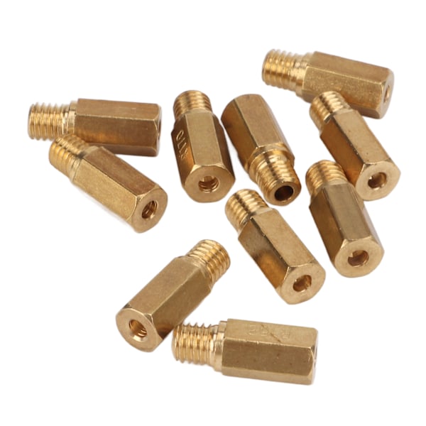 10 stk Forgasser Hoveddysersett Metall Forgasser Tilbehør Utbytting for Keihin FCR MX PWK PWM PE PJ 155‑178
