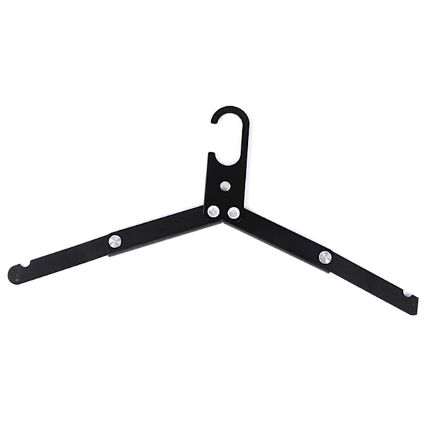 Rejse Hænger Foldbar Design Aluminium Legering Høj Styrke Letvægts Foldbar Tøj Hænger til Hjem Tirp Sort
