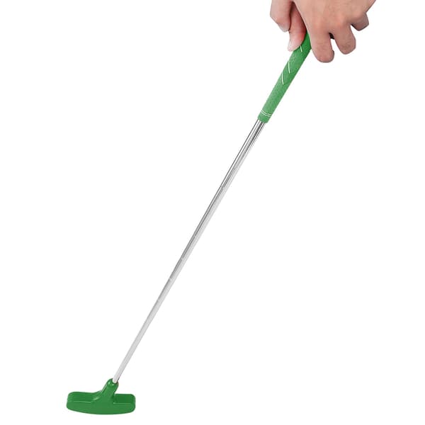 24 tommer Mini Golf Puttere til Børn med Gummihoved og Stålskaft (Grøn)