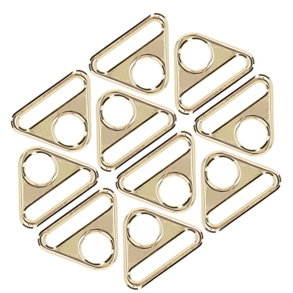10 stk. Justerbart spænde 38 mm Zinklegering Materiale Multi Purpose Letvægts Bærbar Bagage Tilbehør Lys Gylden