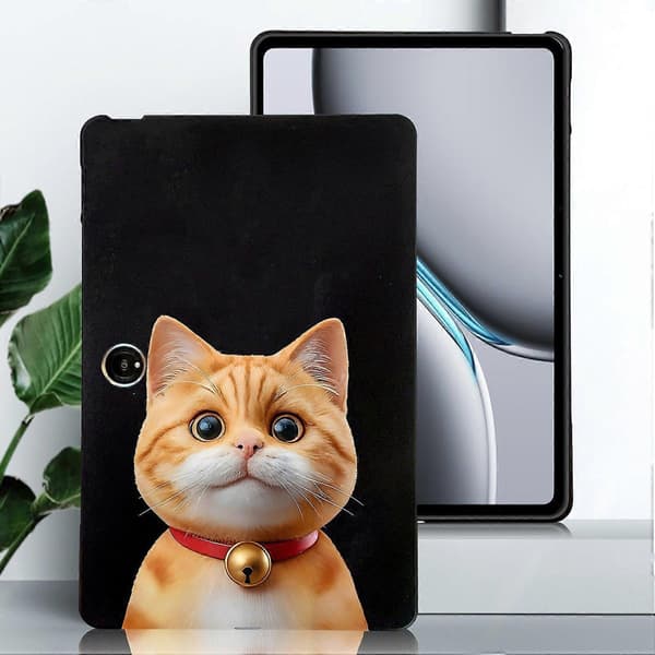 Case for OnePlus Pad 2 with Pattern Print, Slim TPU Tablet Protective Case - Shorthair Cat