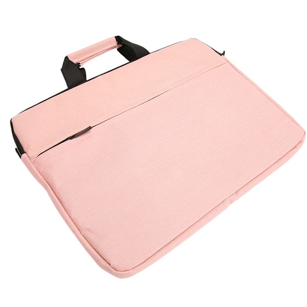 15,6 tommers bærbar PC-veske Vanntett Polyester Bærbar PC-etui Bærbar Notebook Beskyttende Etui for Reise Forretningsreise Rosa