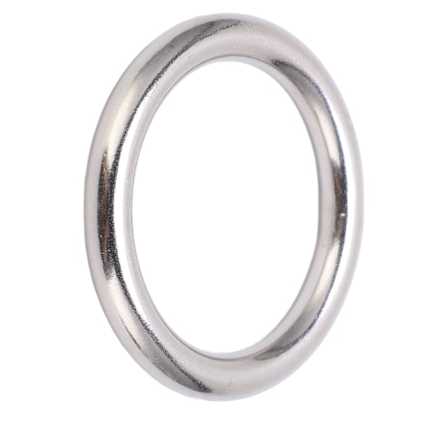 Svejses O-ring Rustfrit Stål Svejses Rund Ring til Navigationsdykning Hængekøjer og Tasker 10x60 mm
