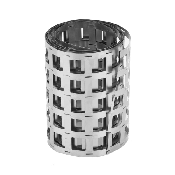 1M nikkelbelagt stålstrimmelplate for 18650 litiumbatteripakke punktsveising (6P 0,15*107,5 mm)