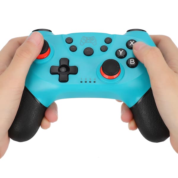 Trådløs Bluetooth Spillkontroll Gamepad med Vibrasjon 6-Akse Somatosensorisk for Switch Hostgreen
